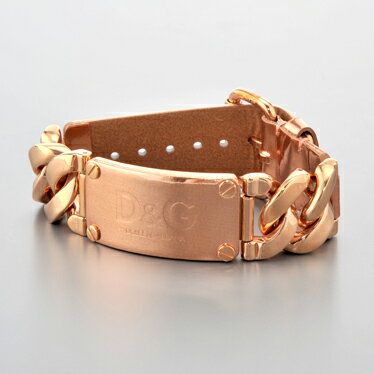 D&G/ドルチェ&ガッバーナ ロゴブレスレット DJ0724 ピンクゴールド 【Luxury Brand Selection】【メンズ ギフト】【ラッピング無料】【楽ギフ_包装】【10P19Dec15】【10P11Mar16】【05P03Dec16】