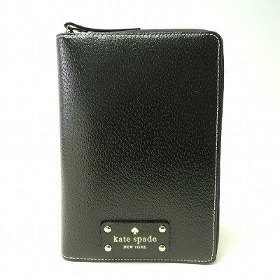 kate spade/ケイトスペード 2019年最新システム手帳 wellesley zip around personal organizer Black WLRU1321【ラッピング無料】【楽ギフ_包装】