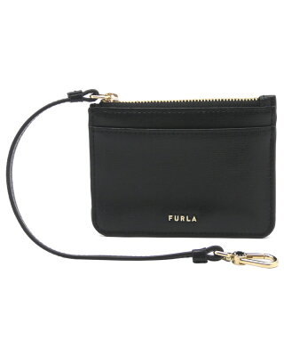 フルラ FURLA BABYLON カードケース S NERO ブラック PCZ5UNO_B30000_1007_O6000 バビロン ストラップ コインケース付き レディース 【新品 新作 未使用 正規品】