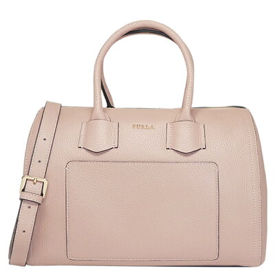 【ギフト ラッピング無料】フルラ アルバ M サッチェル バッグ ボストン BTE2 FURLA 1025389/984387 ALBA M SATCHEL MOONSTONE ムーンストーン ペールピンク レディース 2019春夏新作 【楽ギフ_包装】【新品 新作 未使用 正規品】