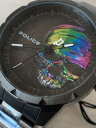 ポリス 腕時計（メンズ） 【ベルト調整無料】日本未発売 POLICE PL15715JSB.78M ポリス スカル メンズ ウォッチ 腕時計 レインボー