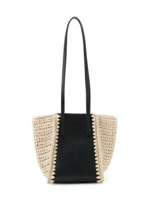 【SALE/50%OFF】AG by aquagirl ペーパーコンビミニトートバッグ エージーバイ アクアガール バッグ トートバッグ ブラック ブラウン