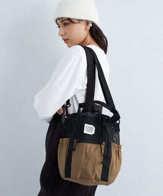 UNITED ARROWS green label relaxing 【別注】【WEB限定】<FREDRIK PACKERS(フレドリックパッカーズ)> 巾着 2WAYバッグ ユナイテッドアローズ グリーンレーベルリラクシング バッグ ショルダーバッグ ブラウン ブラック グレー ネイビー【送料無料】