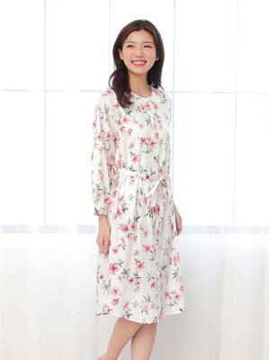 【SALE/20%OFF】Cocoonist フラワー柄ワンピース コクーニスト インナー/ナイトウェア【RBA_S】【RBA_E】【送料無料】