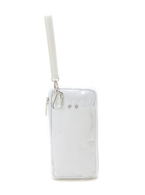 WEGO (L)2WAYファーポケットマルチケース ウィゴー バッグ バッグその他 ピンク イエロー オレンジ グリーン ブルー パープル ブラック ホワイト レッド