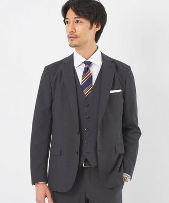 UNITED ARROWS green label relaxing A+ TWPU トロ スリム 2B スーツジャケット -ウォッシャブル・ストレッチ・防シワ- ユナイテッドアローズ グリーンレーベルリラクシング ビジネス/フォーマル スーツ グレー ブラック ブルー ネイビー【送料無料】