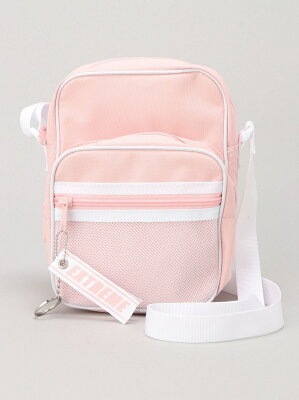 JUNIOR SWEET JUNIOR SWEET/(L)チャーム付メッシュポケットミニショルダー ウィゴー バッグ ショルダーバッグ ピンク ブラック ホワイト