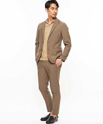 UNITED ARROWS green label relaxing 【WEB限定】ドライエステルスリムセットアップ ジャケット&パンツ 上下セット -吸水速乾- ユナイテッドアローズ グリーンレーベルリラクシング ビジネス/フォーマル セットアップスーツ ブラウン カーキ ネイビー【送料無料】