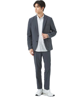 UNITED ARROWS green label relaxing 【WEB限定】ドライエステルスリムセットアップ ジャケット&パンツ 上下セット -吸水速乾- ユナイテッドアローズ グリーンレーベルリラクシング スーツ・フォーマル セットアップスーツ グレー ブラウン カーキ ネイビー【送料無料】