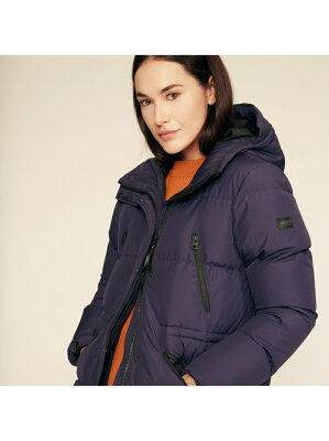【SALE/30%OFF】AIGLE ゴアテックスヨコンダウンジャケット エーグル コート/ジャケット ダウンジャケット パープル ブラック ホワイト【送料無料】