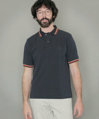 MACKINTOSH LONDON ハウスカラーライン半袖ポロシャツ マッキントッシュ ロンドン トップス カットソー・Tシャツ ネイビー ホワイト【送料無料】