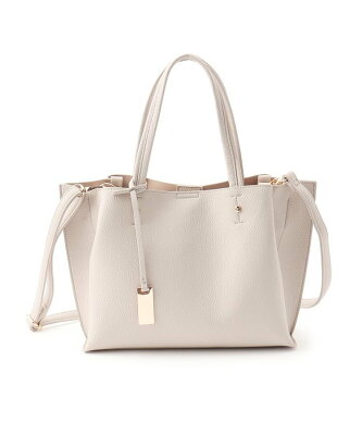 【SALE/10%OFF】SHOO・LA・RUE 【軽量/フォーマル/入卒】前後ポケット2WAYトートバッグ シューラルー バッグ トートバッグ グレー ブラック グリーン イエロー
