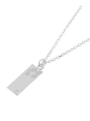 【SALE/30%OFF】TAKEO KIKUCHI 市松柄グラデーションプレート ネックレス タケオキクチ アクセサリー ネックレス シルバー ゴールド【送料無料】