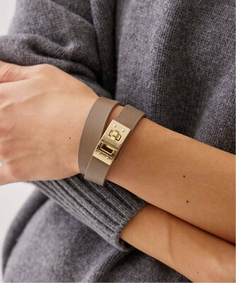 JOURNAL STANDARD 【MAISON BOINET】15mm double bracelet in na:ブレスレット ジャーナル スタンダード アクセサリー・腕時計 ブレスレット・バングル グレー ブラック【送料無料】
