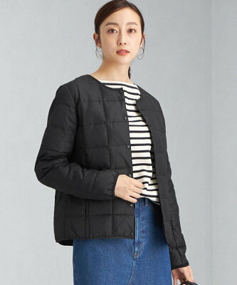 UNITED ARROWS green label relaxing 【別注】<TAION (タイオン)> ボタン インナー ダウン ユナイテッドアローズ グリーンレーベルリラクシング コート/ジャケット ダウンジャケット ブラック ホワイト ブラウン【送料無料】