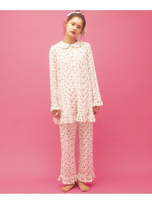 【SALE/40%OFF】une nana cool Little Sunny Bite コラボ パジャマ ウンナナクール インナー・ルームウェア その他のインナー・ルームウェア ホワイト グリーン【送料無料】