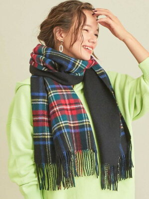 【SALE/40%OFF】BEAUTY & YOUTH UNITED ARROWS BY カシミヤリバーシブルストール ◆ ユナイテッドアローズ アウトレット ファッショングッズ ストール ブラック グレー ベージュ ブルー【送料無料】