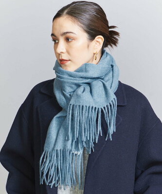BEAUTY & YOUTH UNITED ARROWS カシミヤ メランジ ストール ビューティ&ユース ユナイテッドアローズ ファッション雑貨 マフラー・ストール・ネックウォーマー ブルー ホワイト グレー ベージュ【送料無料】