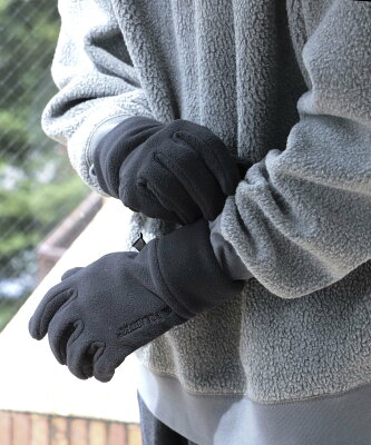 B:MING by BEAMS B:MING by BEAMS / POLARTEC(R) グローブ ビーミング ライフストア バイ ビームス ファッション雑貨 手袋 ブラック ベージュ【送料無料】