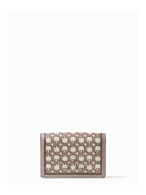 【SALE/50%OFF】kate spade new york スペード リンク マイクロ トライ フォールド ウォレット ケイトスペードニューヨーク 財布/小物 財布 ホワイト【送料無料】