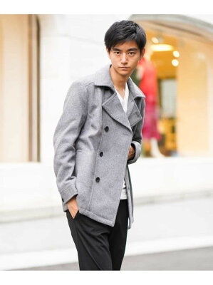 【SALE/30%OFF】MK MICHEL KLEIN homme ベーシックPコート ミッシェルクランオム コート/ジャケット【RBA_S】【RBA_E】【送料無料】