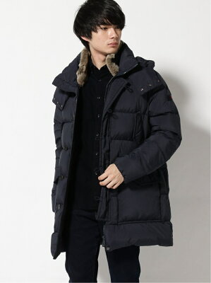 【SALE/60%OFF】Divinique PEUTEREY/(M)DOLI FUR ディヴィニーク コート/ジャケット ダウンジャケット ネイビー ブラック【送料無料】