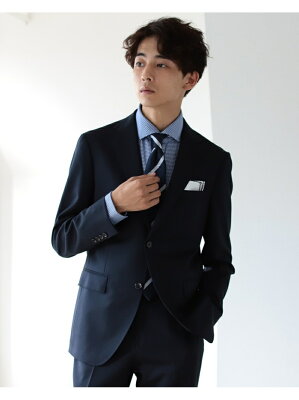 【SALE/20%OFF】BEAMS HEART BEAMS HEART / ベーシック スーツ ビームス ハート ビジネス/フォーマル セットアップスーツ ネイビー ブラック【送料無料】