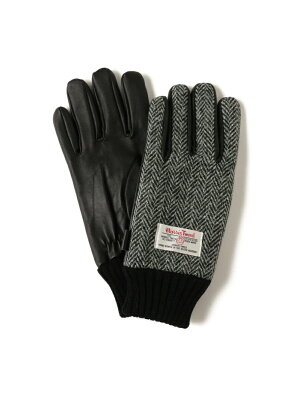 BEAMS MEN BEAMS / レザー × ハリスツイード グローブ 18AW【タッチパネル対応】 ビームス メン ファッショングッズ【送料無料】