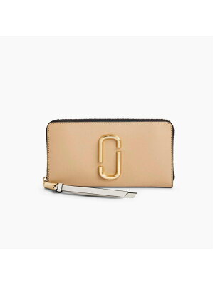 MARC JACOBS THE SNAPSHOT STANDARD CONTINENTAL WALLET マーク ジェイコブス 財布/小物 財布 ベージュ【送料無料】