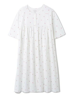 【SALE/30%OFF】gelato pique マタニティチェリーモチーフドレス ジェラートピケ インナー/ナイトウェア ルームウェア/その他 ホワイト グレー ピンク【送料無料】