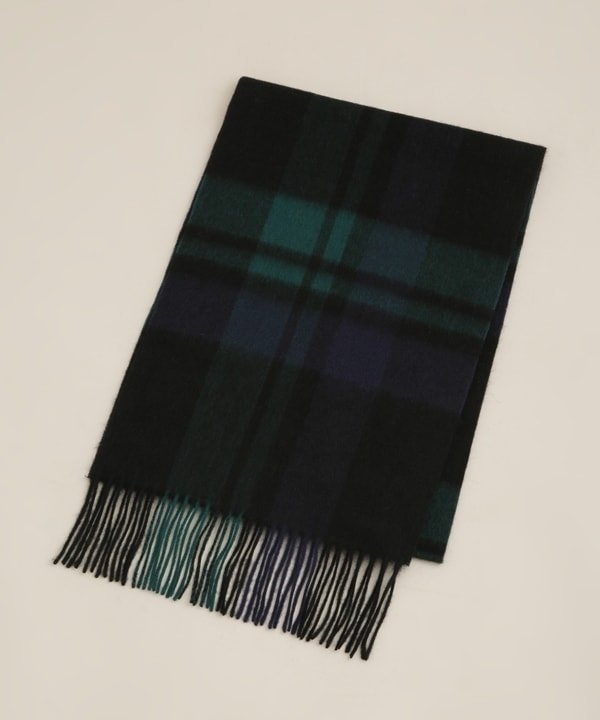 ナノ・ユニバース マフラー メンズ 【SALE／45%OFF】LB.03 Section LB.03/ソフトカシミヤブレンドチェックマフラー ナノユニバース ファッション雑貨 マフラー・ストール・ネックウォーマー