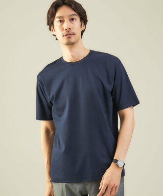 【SALE/30%OFF】UNITED ARROWS green label relaxing <green label relaxing>COOLスムース クルーネック 半袖 Tシャツ -接触冷感- ユナイテッドアローズ アウトレット カットソー Tシャツ ネイビー ホワイト ブラウン