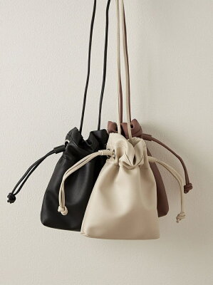 CITEN <CITEN(シテン)>ミニ巾着 ショルダーバッグ ユナイテッドアローズ グリーンレーベルリラクシング バッグ ショルダーバッグ ホワイト ブラック レッド【送料無料】