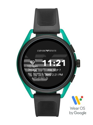 EMPORIO ARMANI タッチスクリーンスマートウォッチ(Smartwatch 3) ウォッチステーションインターナショナル ファッショングッズ 腕時計 ブラック【送料無料】