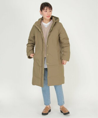 【SALE/50%OFF】ikka 軽量シームレス風ダウンコート イッカ ジャケット・アウター その他のジャケット・アウター ブラック ベージュ【送料無料】