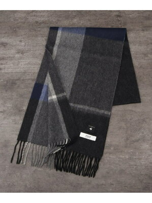 【SALE/20%OFF】TAKEO KIKUCHI 洗えるカシミヤブリティッシュチェック タケオキクチ ファッショングッズ ストール ブラック グリーン ネイビー【送料無料】