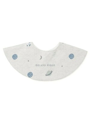 【SALE/30%OFF】gelato pique 【BABY】スペースモチーフスタイ ジェラートピケ マタニティウェア・ベビー用品 その他のベビーグッズ グレー