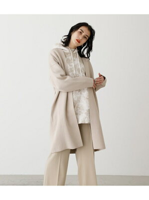 AZUL by moussy TOPPER CARDIGAN/トッパーカーディガン アズールバイマウジー ニット カーディガン ホワイト ブラック グレー【送料無料】