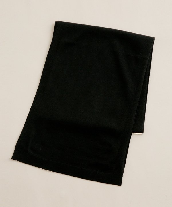ナノ・ユニバース マフラー メンズ 【SALE／70%OFF】LB.03 Section LB.03/「毛玉レスニット」 スーパーファインゲージマフラー ナノユニバース ファッション雑貨 マフラー・ストール・ネックウォーマー ブラック