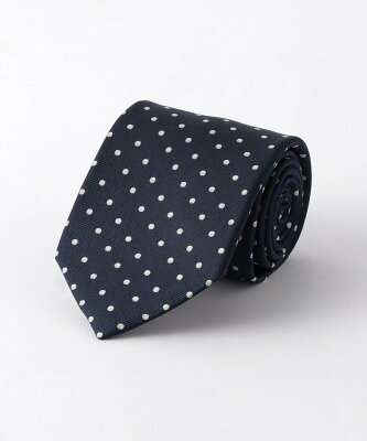 UNITED ARROWS green label relaxing <green label relaxing>シルク4 8.0cm ドット2 ネクタイ ユナイテッドアローズ グリーンレーベルリラクシング ファッショングッズ ネクタイ/蝶ネクタイ ネイビー カーキ【送料無料】