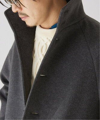 【SALE/40%OFF】417 EDIFICE 【WOOLICK / ウーリック】ビーバースタンドコート フォーワンセブン エディフィス ジャケット・アウター ステンカラーコート グレー ブラウン ネイビー【送料無料】