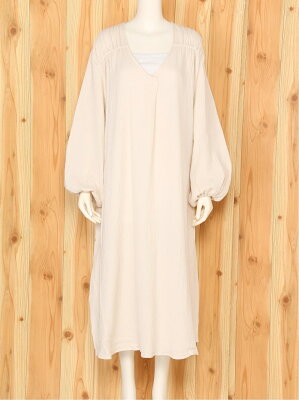 【SALE/30%OFF】gelato pique ホイップガーゼドレス ジェラートピケ インナー/ナイトウェア ルームウェア/その他 ベージュ ホワイト【送料無料】