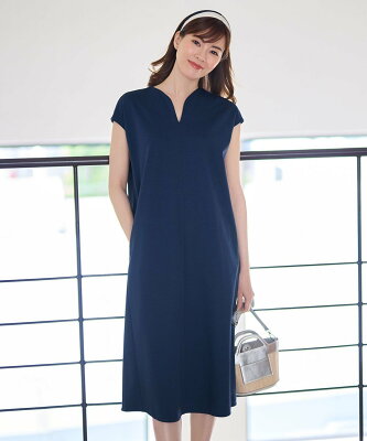 23区 L 【洗える】ロイヤルクールポンチ ベルト付き ワンピース ニジュウサンク ワンピース シャツワンピース ブルー グレー ピンク ネイビー【送料無料】
