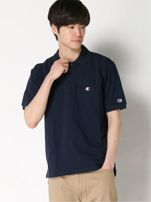 【SALE/22%OFF】SPENDY'S Store 〈Champion〉カノコ素材ポロシャツ スペンディーズストア カットソー ポロシャツ ネイビー ブラック ホワイト グレー