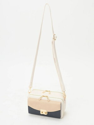 【SALE/30%OFF】CECIL McBEE フラップデザインウォレットBAG セシルマクビー バッグ ショルダーバッグ ベージュ ピンク ブルー ブラック