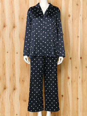 【SALE/30%OFF】gelato pique バイカラーハート柄シャツ/ルームウエア/PJM ジェラートピケ インナー/ナイトウェア【RBA_S】【RBA_E】【送料無料】