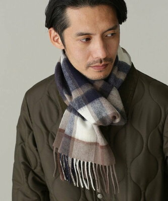 【SALE/1%OFF】LB.04 LB.04/ウールシングルチェックマフラー ナノユニバース ファッション雑貨 マフラー・ストール・ネックウォーマー【送料無料】