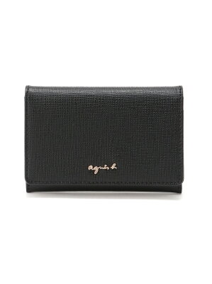 agnes b. VOYAGE VOYAGE/(W)HW11-04 カードケース アニエスベー 財布/小物 パスケース/カードケース ブラック ネイビー【送料無料】