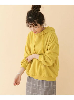 【SALE/60%OFF】ITEMS ロゴプリントスウェットパーカー アーバンリサーチアイテムズ カットソー パーカー イエロー ブラック グレー パープル ホワイト