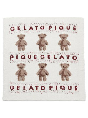 gelato pique 【HOLIDAY】アグリーベアジャガードブランケット ジェラートピケ インテリア・生活雑貨 ブランケット・ひざ掛け ホワイト【送料無料】